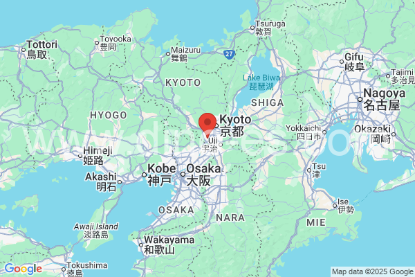 長岡京市メンズエステの地図です。map of 長岡京市 where spa and massage salons are located