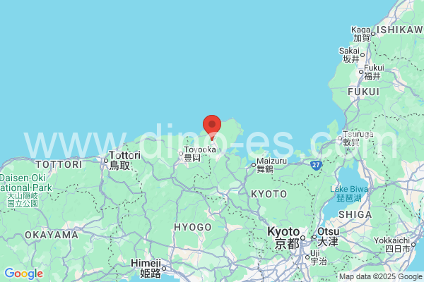 京丹後市メンズエステの地図です。map of 京丹後市 where spa and massage salons are located