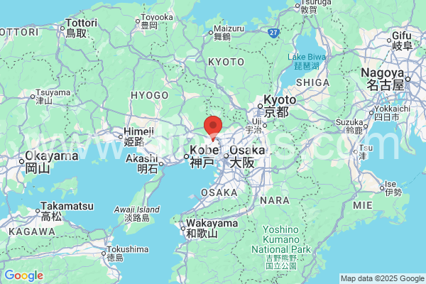 伊丹市メンズエステの地図です。map of 伊丹市 where spa and massage salons are located