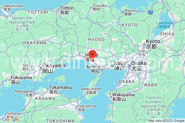 加古川市メンズエステの地図です。map of 加古川市 where spa and massage salons are located