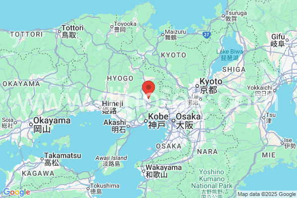 三田市メンズエステの地図です。map of 三田市 where spa and massage salons are located