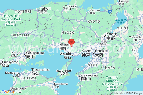 三木市メンズエステの地図です。map of 三木市 where spa and massage salons are located