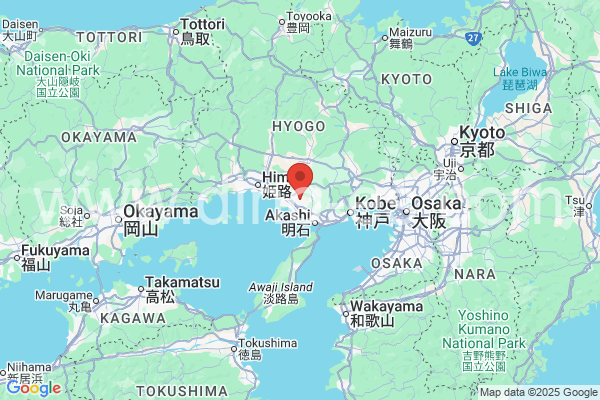 加古郡メンズエステの地図です。map of 加古郡 where spa and massage salons are located