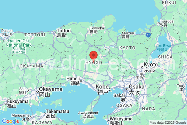 多可郡メンズエステの地図です。map of 多可郡 where spa and massage salons are located