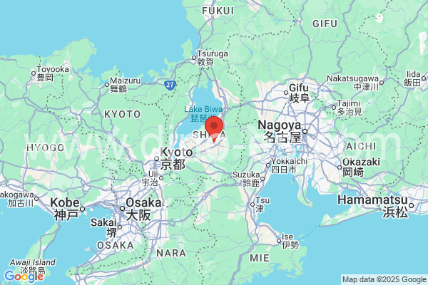 東近江市メンズエステの地図です。map of 東近江市 where spa and massage salons are located