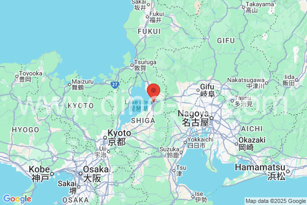 米原市メンズエステの地図です。map of 米原市 where spa and massage salons are located