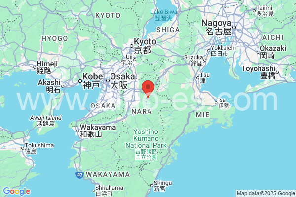 宇陀市メンズエステの地図です。map of 宇陀市 where spa and massage salons are located