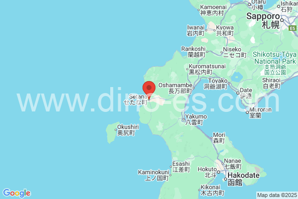 久遠郡せたな町メンズエステの地図です。map of 久遠郡せたな町 where spa and massage salons are located
