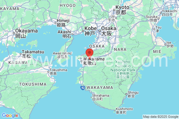 岩出市メンズエステの地図です。map of 岩出市 where spa and massage salons are located