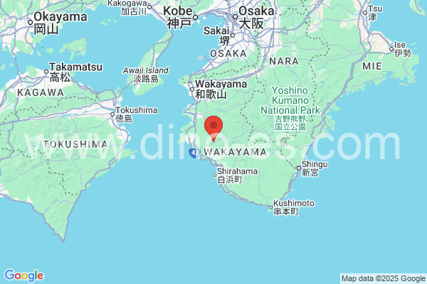 日高郡メンズエステの地図です。map of 日高郡 where spa and massage salons are located