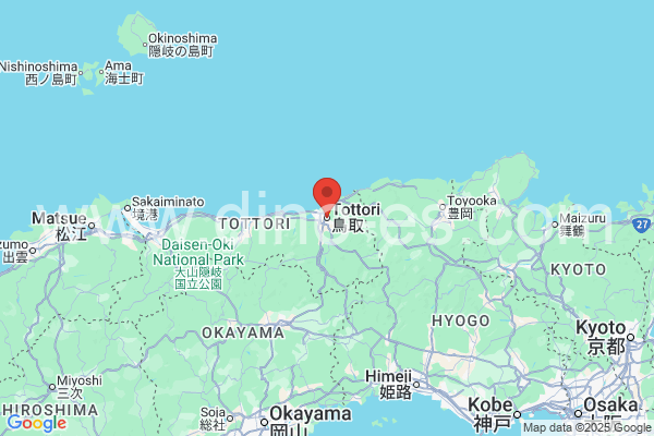 鳥取市メンズエステの地図です。map of 鳥取市 where spa and massage salons are located