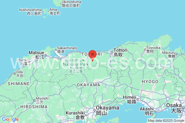 東伯郡メンズエステの地図です。map of 東伯郡 where spa and massage salons are located