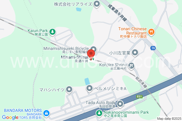 南酒々井メンズエステの地図です。map of Minami-Shisui station where spa and massage salons are located