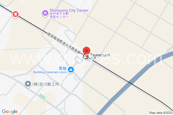 常澄メンズエステの地図です。map of Tsunezumi station where spa and massage salons are located