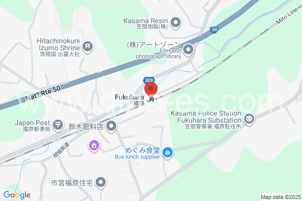 福原メンズエステの地図です。map of Fukuhara station where spa and massage salons are located