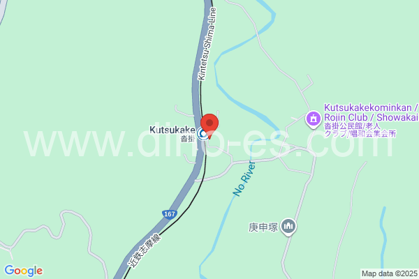 沓掛メンズエステの地図です。map of Kutsukake station where spa and massage salons are located