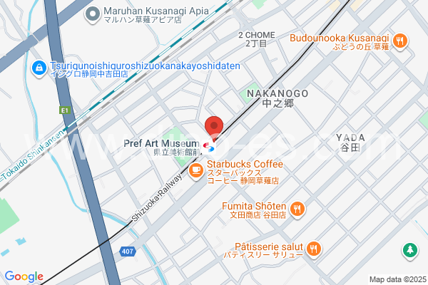 県立美術館前メンズエステの地図です。map of Kenritsubijutsukanmae station where spa and massage salons are located