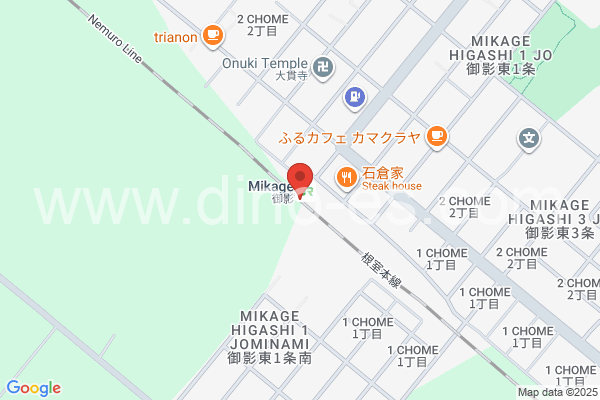 御影メンズエステの地図です。map of Mikage station where spa and massage salons are located