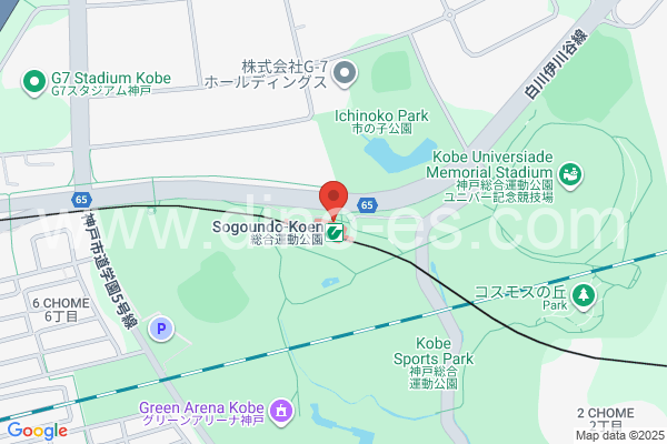 総合運動公園メンズエステの地図です。map of Sōgōundōkōen station where spa and massage salons are located