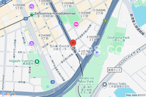 貿易センターメンズエステの地図です。map of Bōeki Center station where spa and massage salons are located