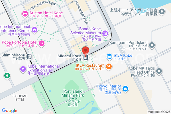南公園メンズエステの地図です。map of Minami-Kōen station where spa and massage salons are located