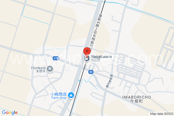 長谷野メンズエステの地図です。map of Nagatanino station where spa and massage salons are located