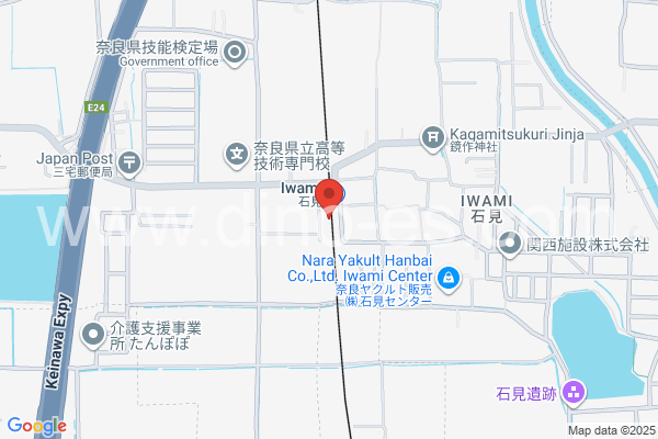 石見メンズエステの地図です。map of Iwami station where spa and massage salons are located