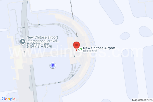 新千歳空港メンズエステの地図です。map of New Chitose Airport station where spa and massage salons are located