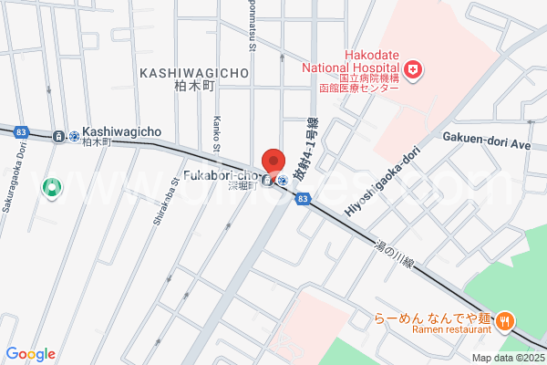深堀町メンズエステの地図です。map of Fukaborichō station where spa and massage salons are located