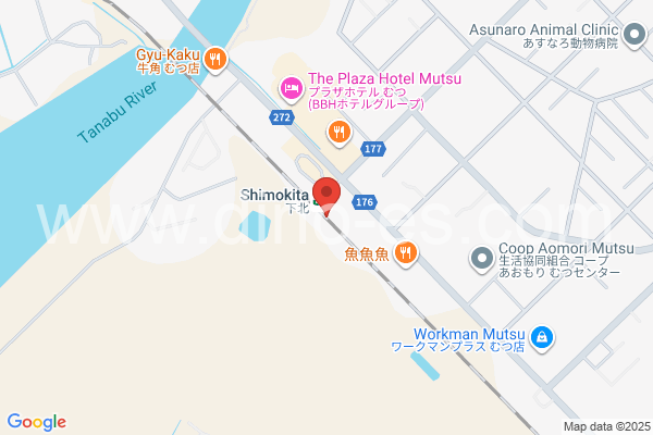 下北メンズエステの地図です。map of Shimokita station where spa and massage salons are located