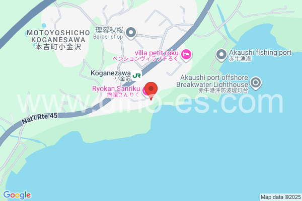 小金沢メンズエステの地図です。map of Koganezawa station where spa and massage salons are located