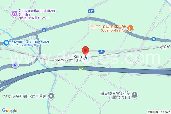加斗メンズエステの地図です。map of Kato station where spa and massage salons are located