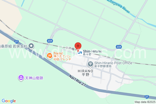 新平野メンズエステの地図です。map of Shin-Hirano station where spa and massage salons are located