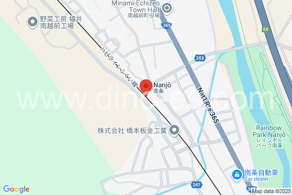 南条メンズエステの地図です。map of Nanjō station where spa and massage salons are located