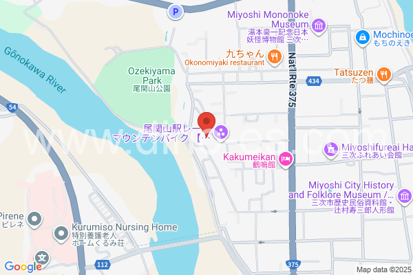 尾関山メンズエステの地図です。map of Ozekiyama station where spa and massage salons are located