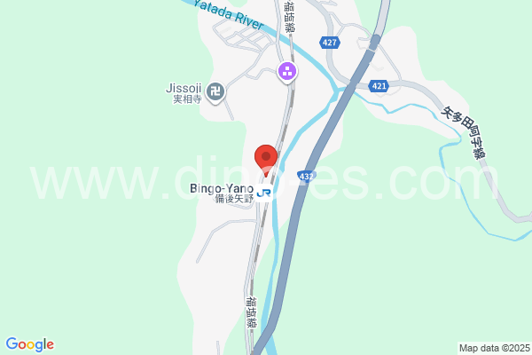 備後矢野メンズエステの地図です。map of Bingo-Yano station where spa and massage salons are located