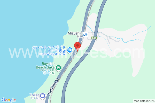 水尻メンズエステの地図です。map of Mizushiri station where spa and massage salons are located