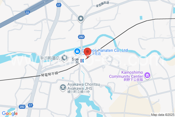 陶メンズエステの地図です。map of Sue station where spa and massage salons are located