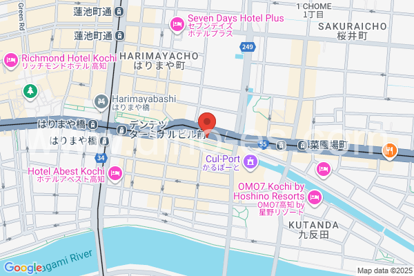 デンテツターミナルビメンズエステの地図です。map of Dentetsu Tāminaru Biru Mae station where spa and massage salons are located