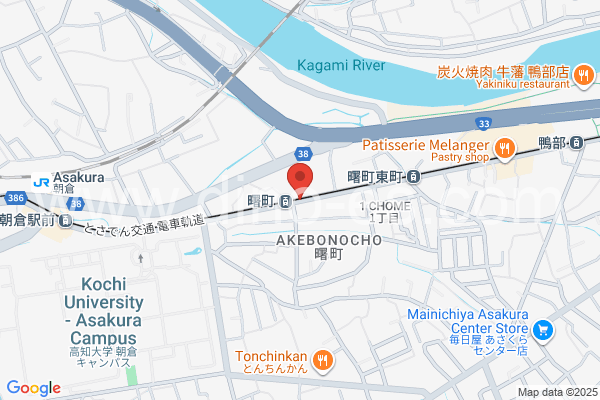 曙町メンズエステの地図です。map of Akebonochō station where spa and massage salons are located